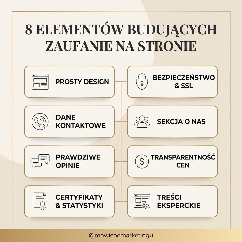 8 elementów BUDUJĄCYCH ZAUFANIE NA STRONIE 😌| Zwiększ sprzedaż przez zaufanie klientów